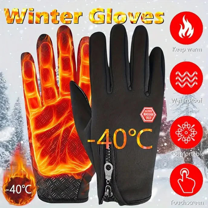 Windproof Winter Touchscreen Gloves Thermal Warm Gloves for Men and Women