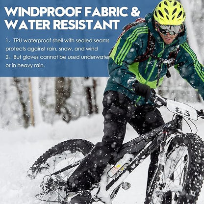 Windproof Winter Touchscreen Gloves Thermal Warm Gloves for Men and Women